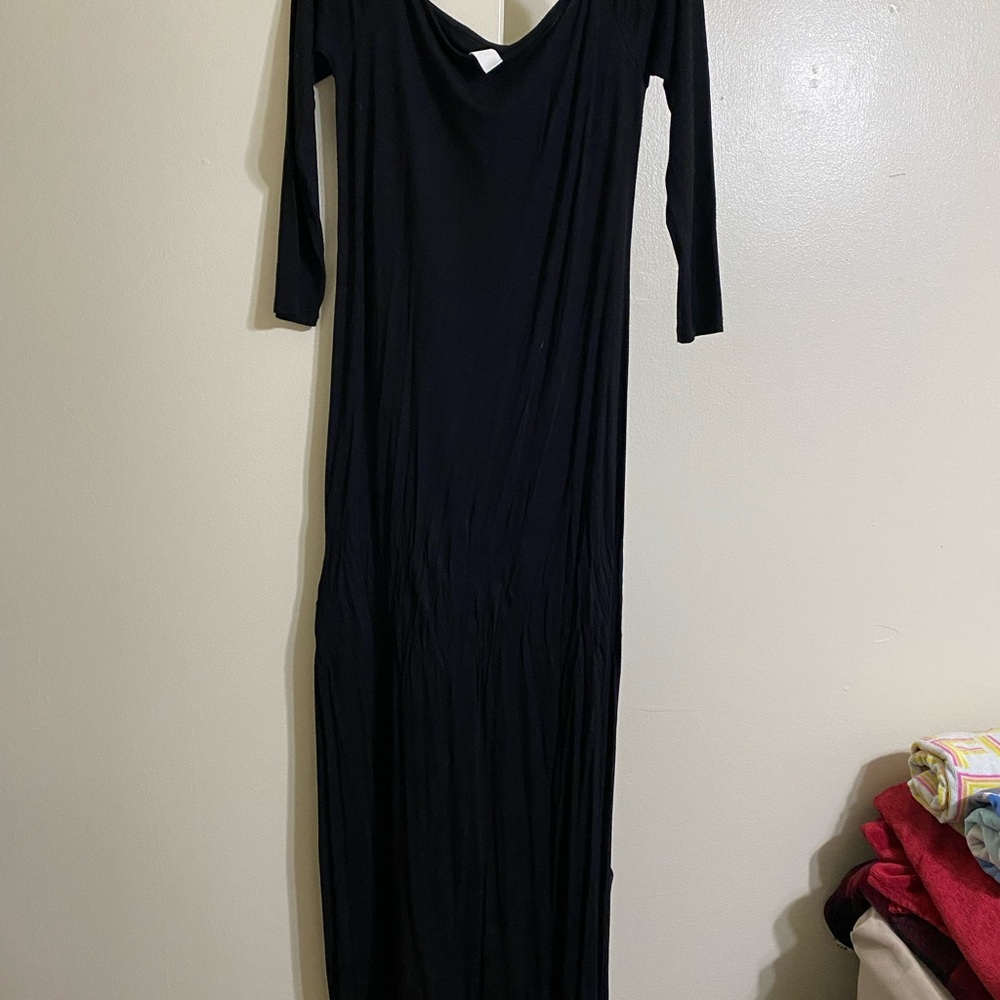 Elegant Black Maxi Dress